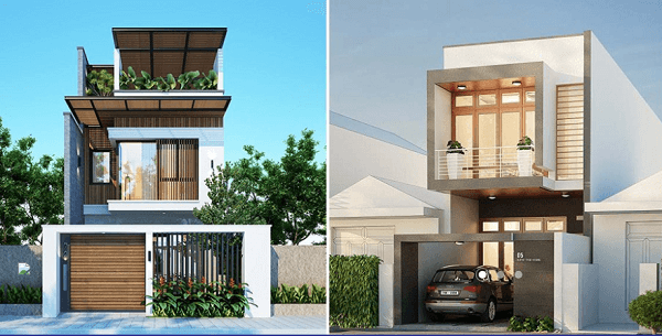 Đơn giá thi công trọn gói nhà phố 1 trệt 1 lầu