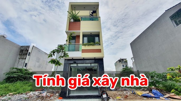 Ví dụ thực tế tính giá nhà phố