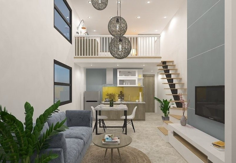 Nhà cấp 4 có gác lửng 400 triệu