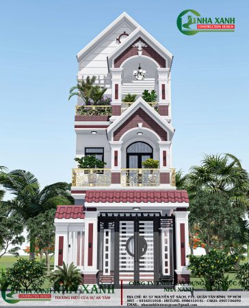 Xây nhà 3 tầng trọn gói
