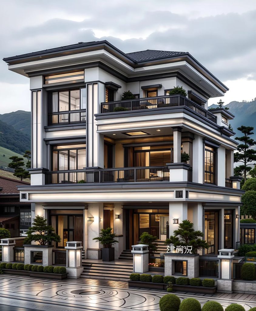 Nhà 3 tầng phong cách Nhật / Bắc Âu