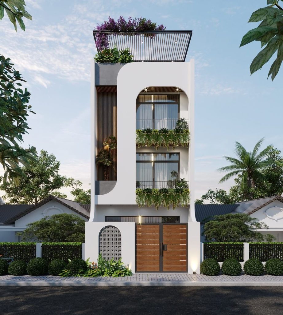 Nhà 3 tầng phong cách Nhật / Bắc Âu