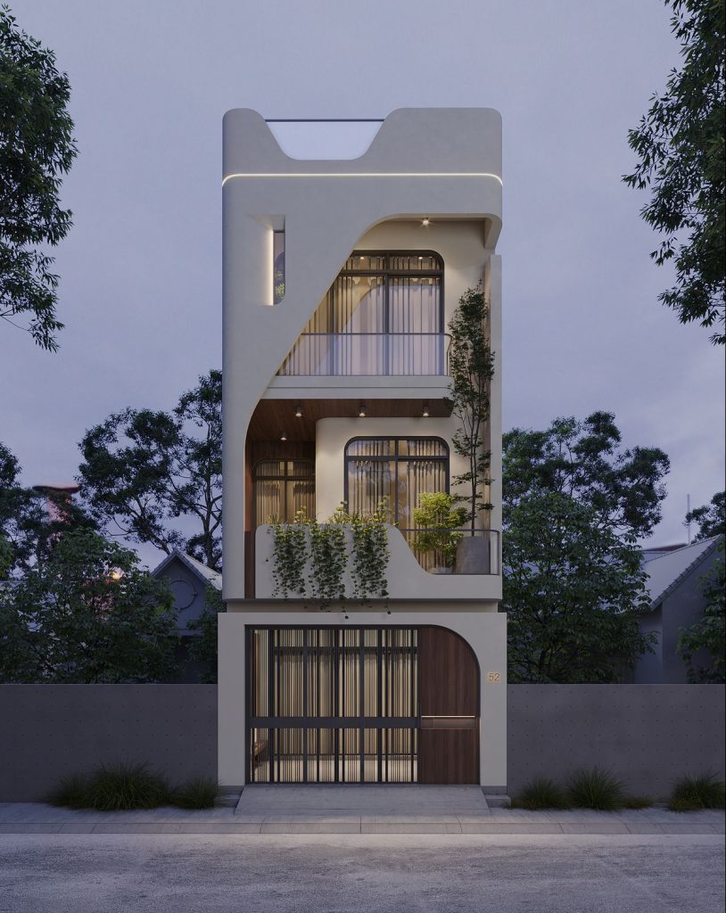 Nhà 3 tầng phong cách Nhật / Bắc Âu