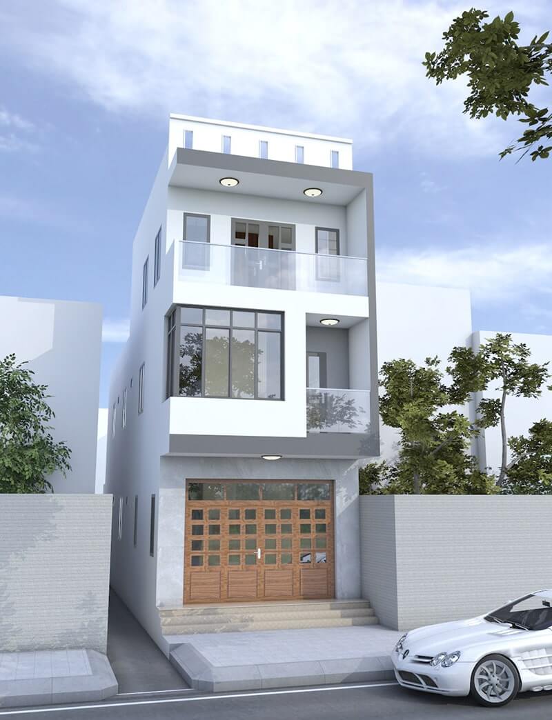 Mẫu Nhà 3 Tầng Hiện Đại