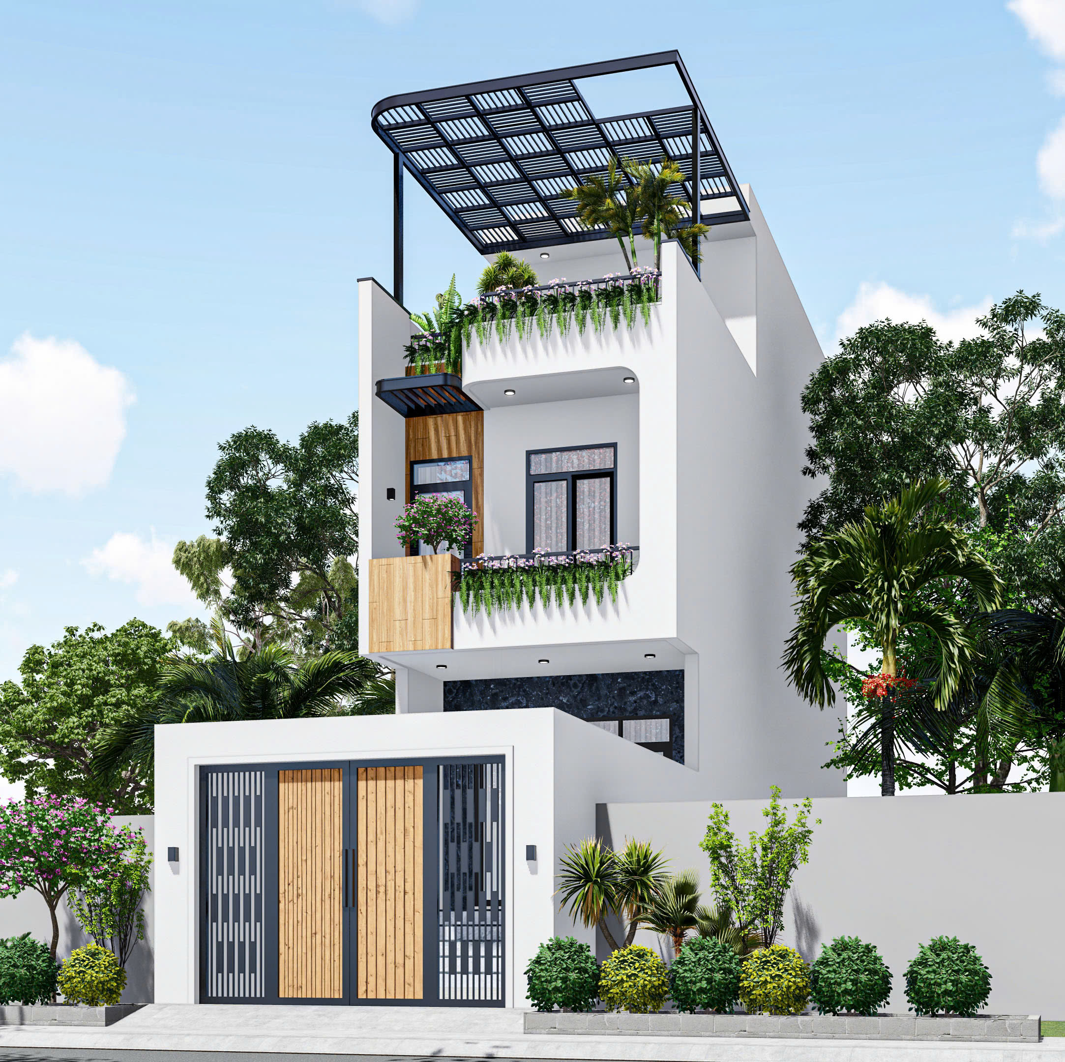 Xây nhà trọn gói 2 tỷ - 1