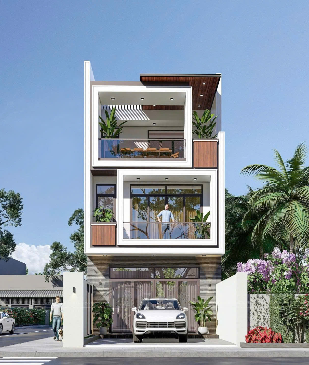 Hướng nhà tốt nhất cho mẫu nhà 2 tầng tại TP.HCM và miền Nam Việt Nam