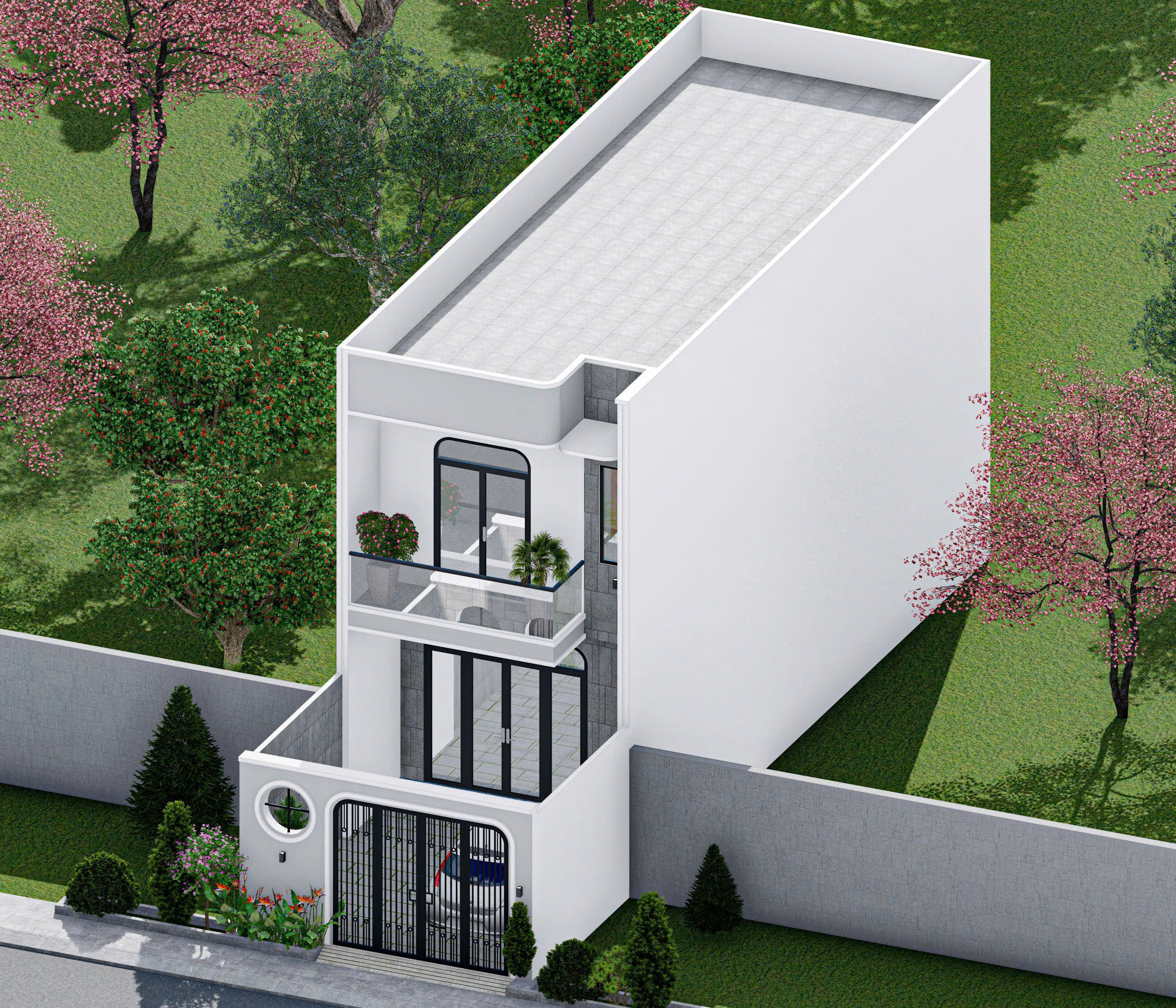 Mẫu nhà 2 tầng đơn giản đẹp tiết kiệm chi phí 2026