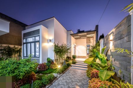  Thiết kế nhà cấp 4 rộng 100m2 đẹp hiện đại có sân vườn